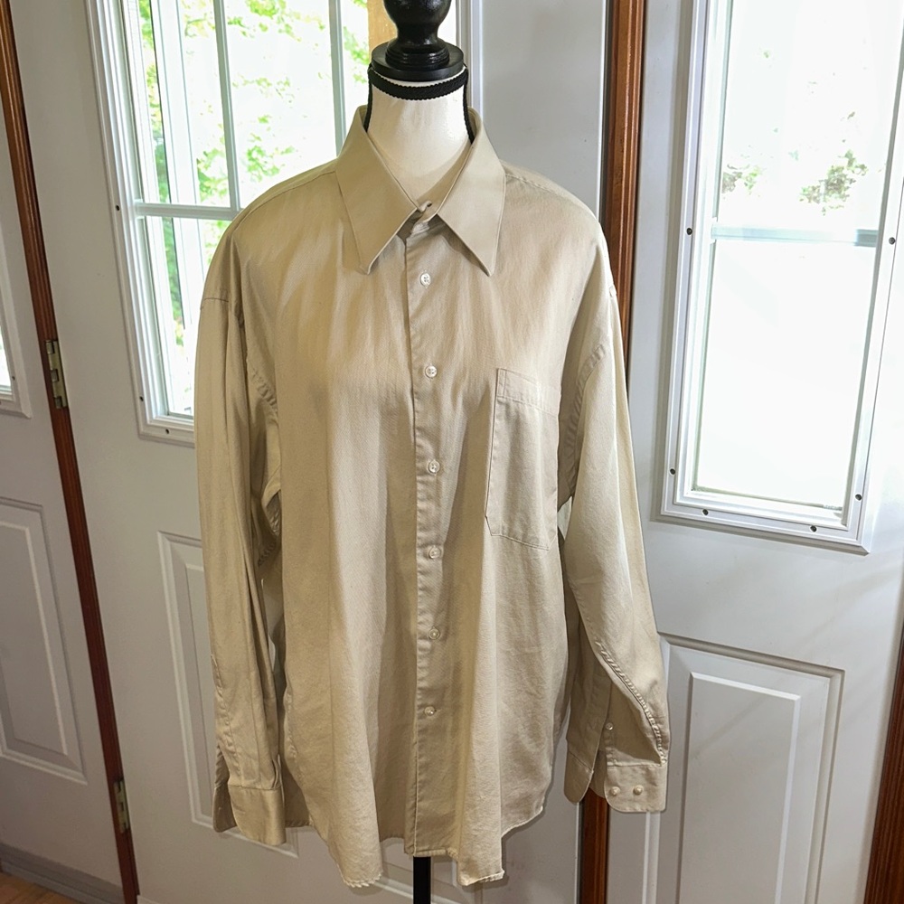 Christian Dior Classic Beige Dress Shirt